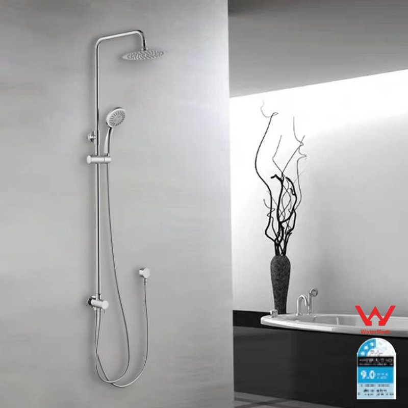 Watermark Luxury Exposed Shower System Wels Chrome Finish Rain Shower System Bathroom Accessories