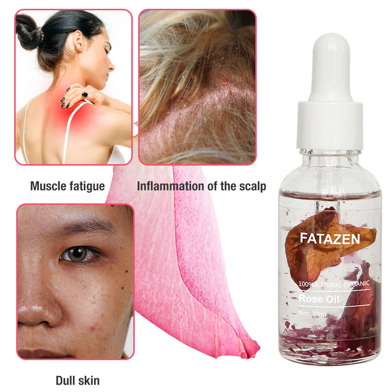 Hot Selling Skin Care Products Rose Massage for SPA OEM ODM Hair Care Serum Hydrating Anti-Aging Rose Oil for Body Care