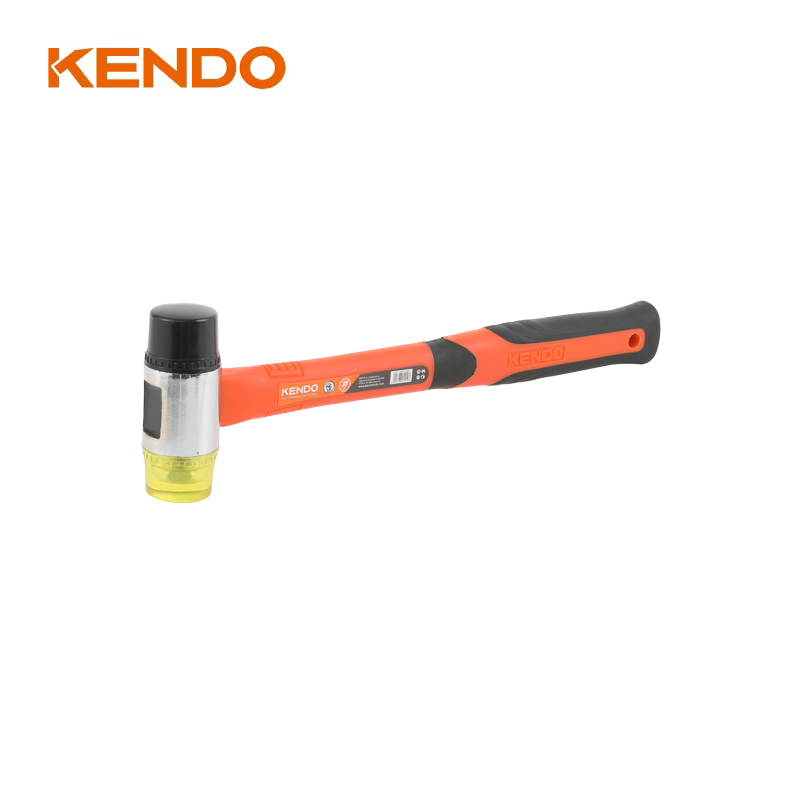Kendo 2 Way Mallet with Ergonomic Fibreglass Handle Enhanced on Grip Comfort