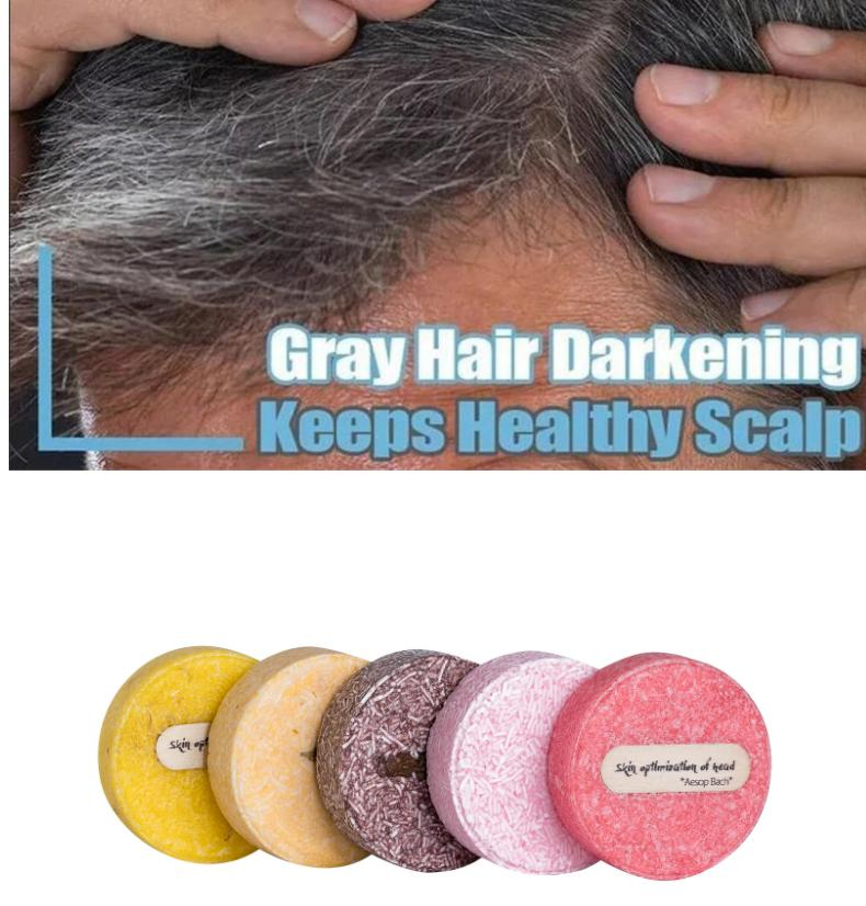 OEM 14 Smells Handmade Hair Darkening Soap Organic Natural Shampoo Bar