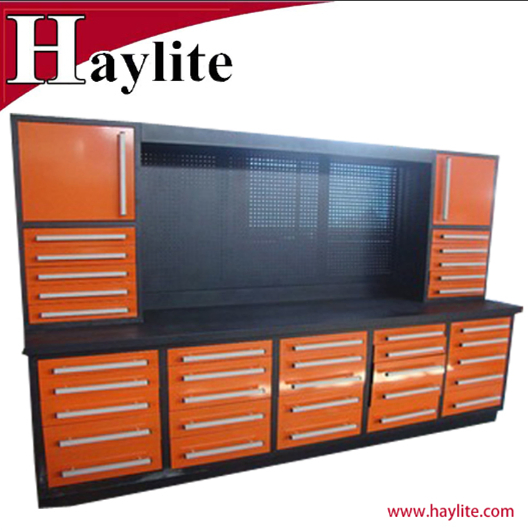 Metal Tool Storage Garage Workshop Use Cabinet Workbench with Tools