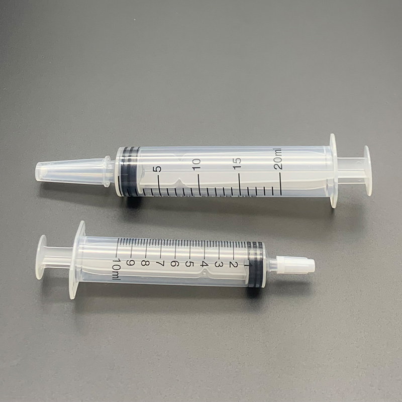 10ml Plastic Oral Syringe with Plug Disposable Pet Feeder Glue Dispensing
