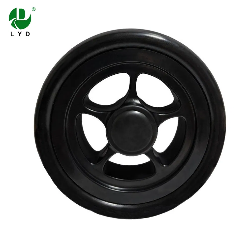 Elasticity 32mm Wheel Width 5 Inch PU Foam Tool Cart Caster