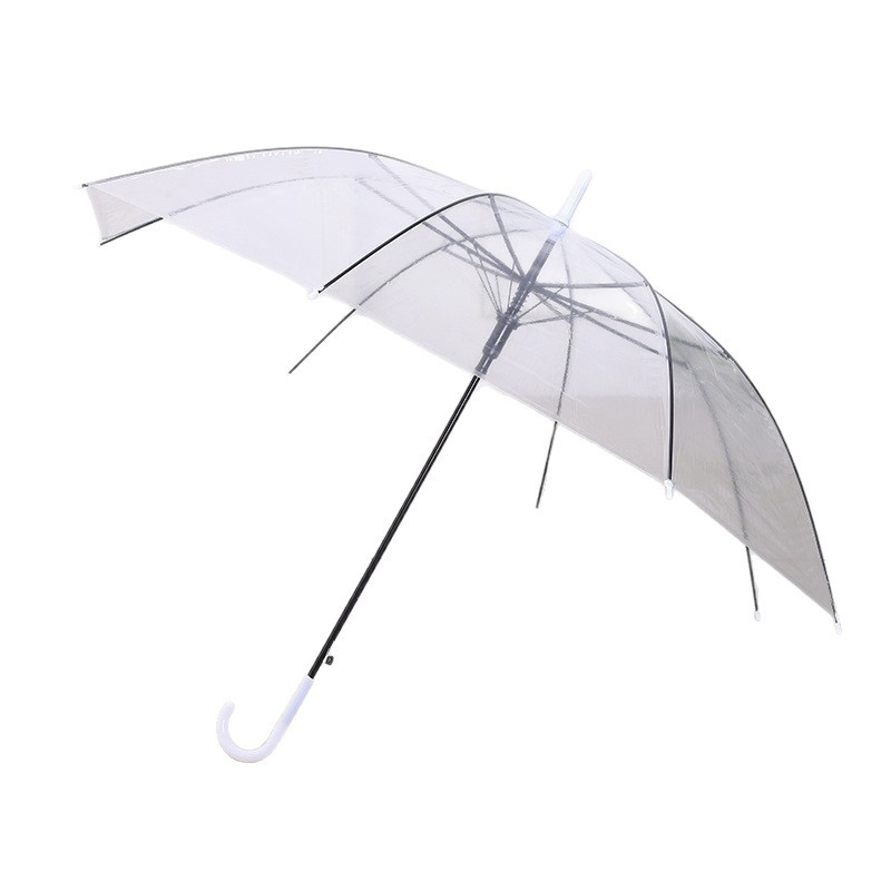 Оптовая продажа прозрачных зонтов с длинной ручкой
