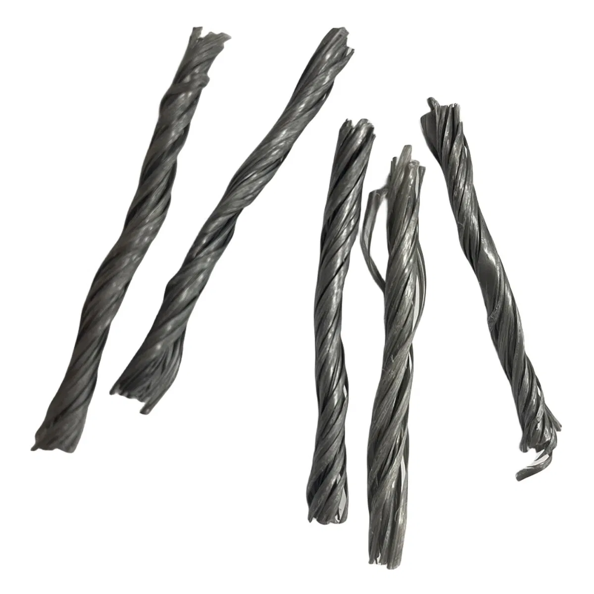 54X0.3mm PP Twisted Bunchy Form Improve The Impact Toughness of Concrete