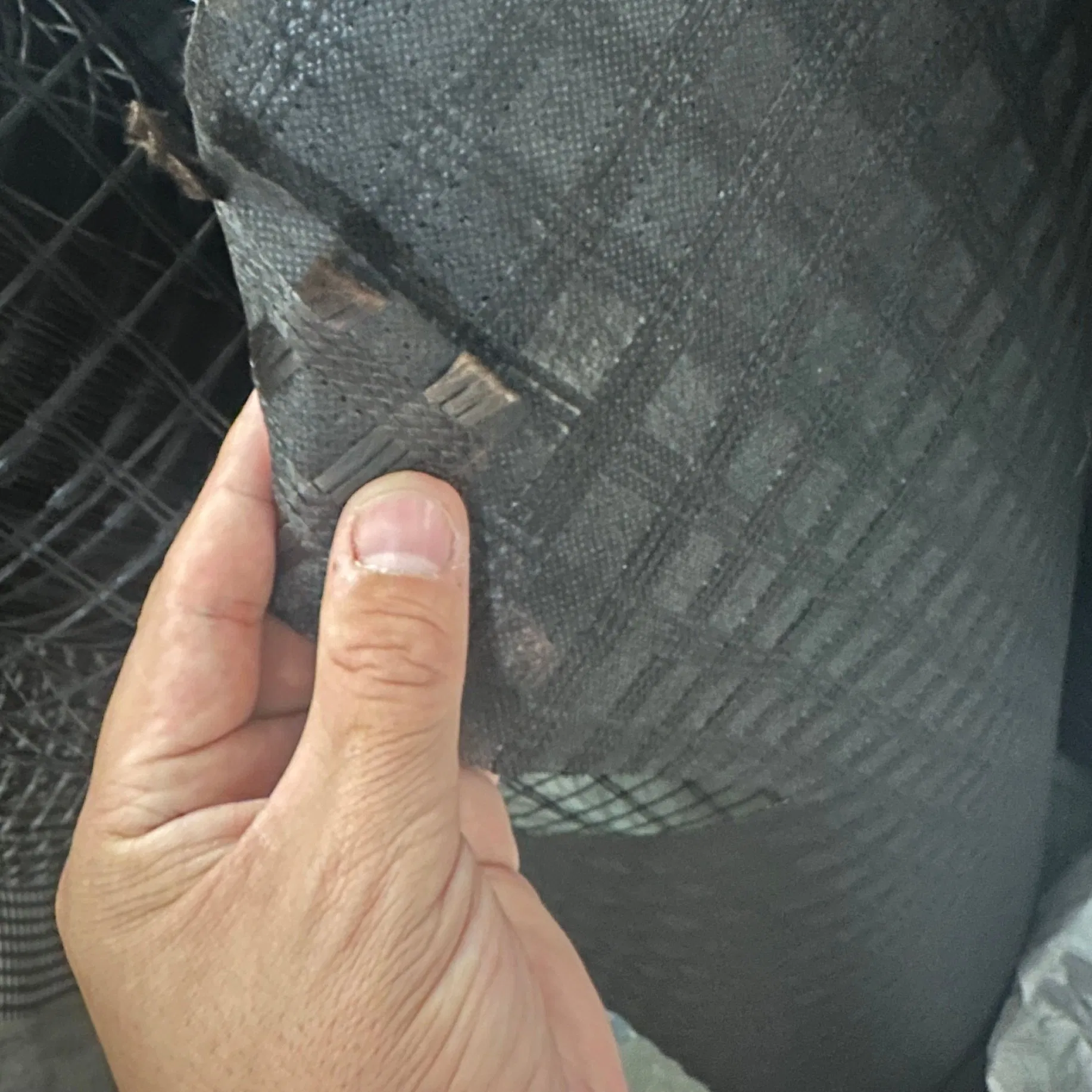 China Factory OEM Building Material Fiberglass Geogrid Composite Polyester Geogrid for River Slop Protection