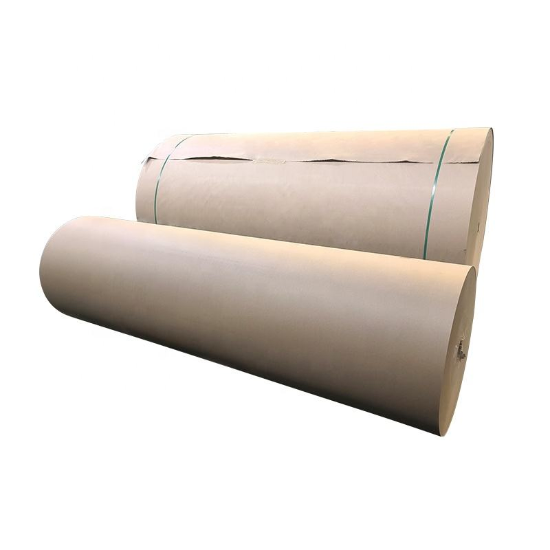 High-Density Fireproof Kraft Paper Roll Eco-Friendly Brown Double-Sided Resin Flame Retardant Moisture Tear Resistant High Temperature Resistant Nonflammable