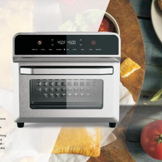 25L Smart Touch Screen Stainless Steel Hot Air Convection Air Oven
