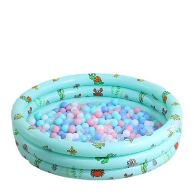 Thick Family Children Inflatable Three-Color Option Pool Durable Anti-Slip Baby Bathtub