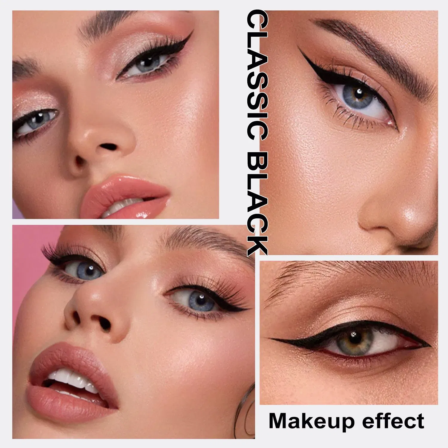 Best Permanent Natural Vegan Brown Black Waterproof Smudge Proof Liquid Eyeliner Customizable