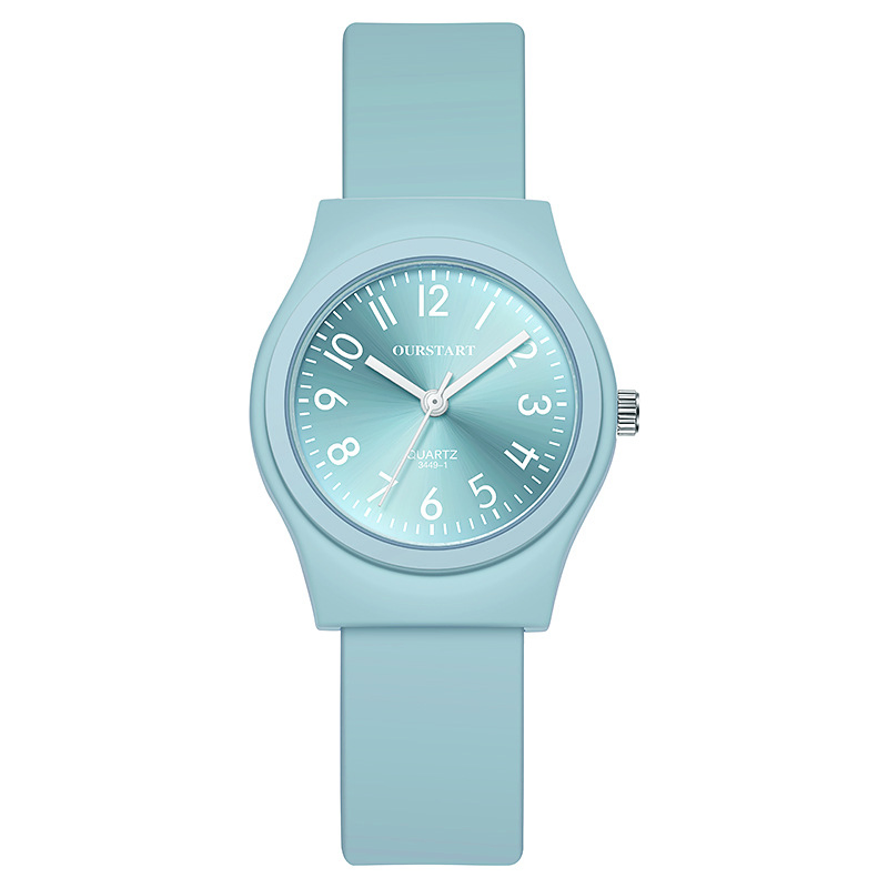 Wholesale Women Digital Candy Color Fashion Casual Silicone Quartz Ladies Watch
