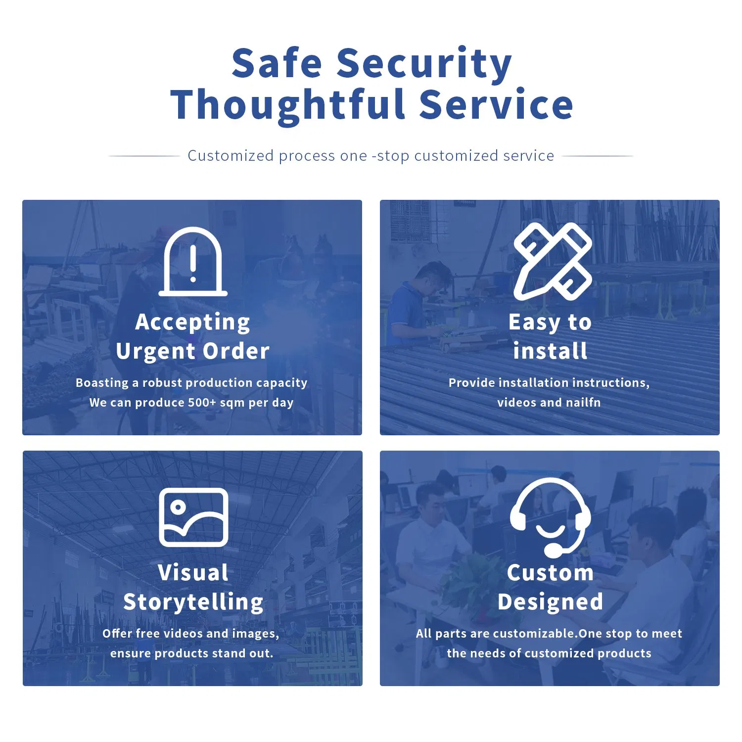 Vinyl Fence Panels Security Farm Privacy PVC Fence WPC Fence Panel