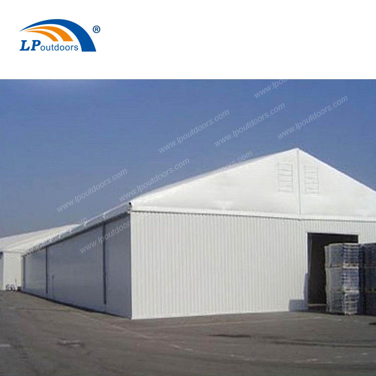 Weatherproof Clear-Span Aluminum Frame Storage Building Large-Scale Industrial Warehouse Tent