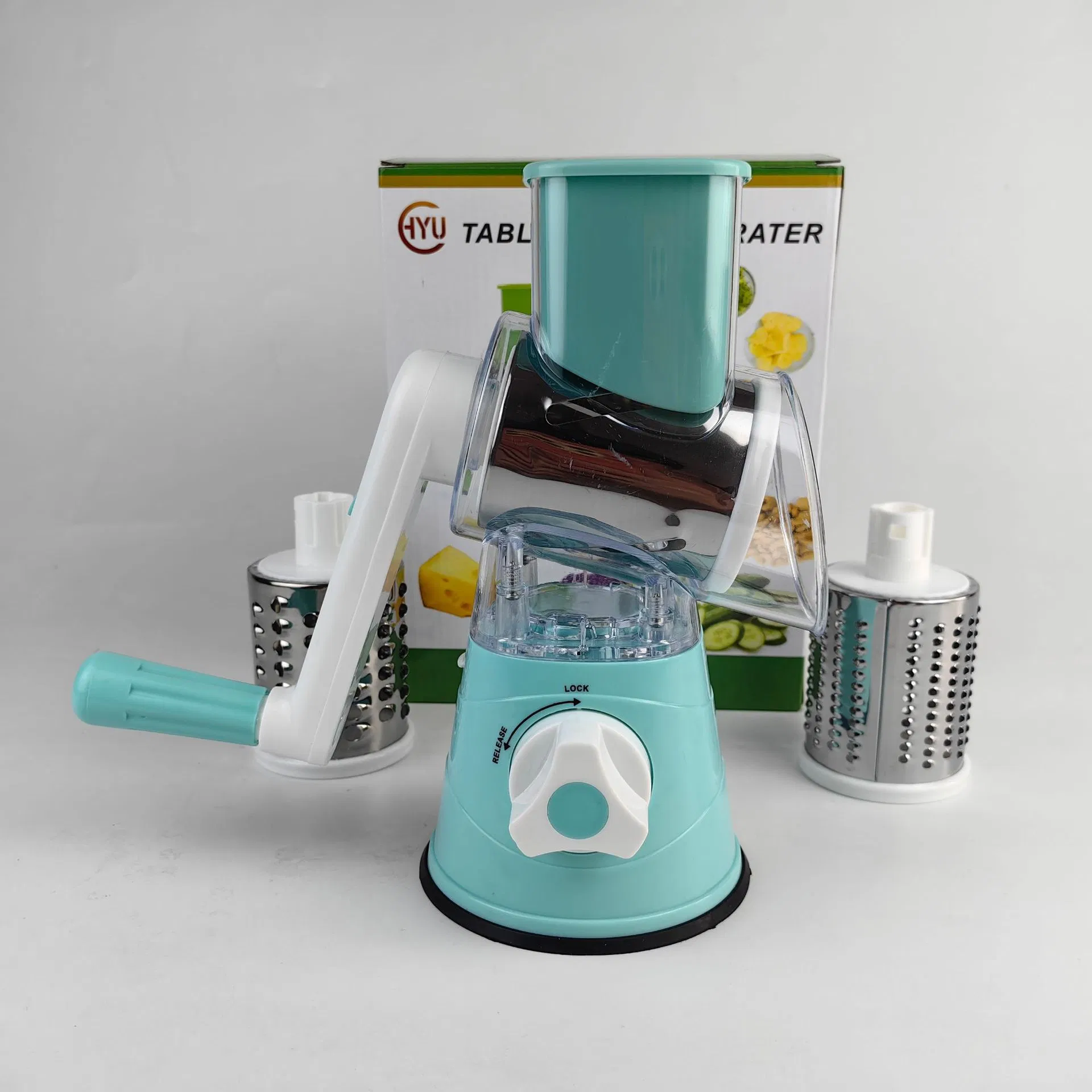 Wholesale Hand Operated High-Quality Small Durable Rotary Vegetable Slicer Cutter and Grater