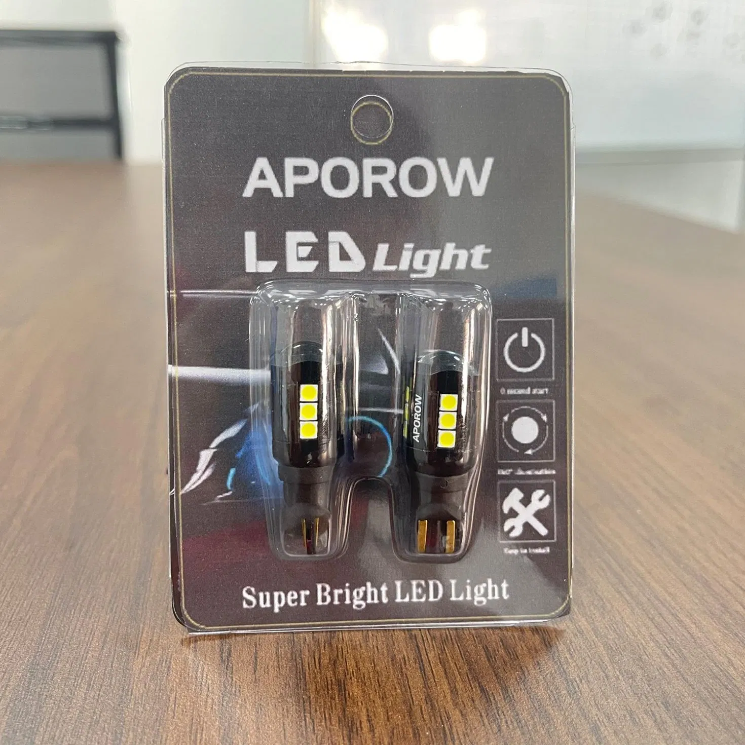 APOROW T15 LED Bulbs для стоп-сигналов и габаритов (1156, 1157, 3156, 3157, 7440, 7443, BA15S, BAU15S, T20, 921) Canbus