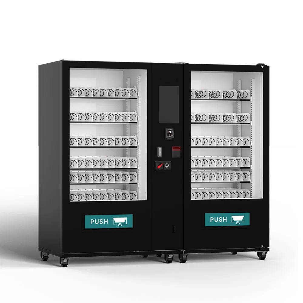 Multi-Functional Combo Vending Machine Support Canned Bagged Bottled Goods