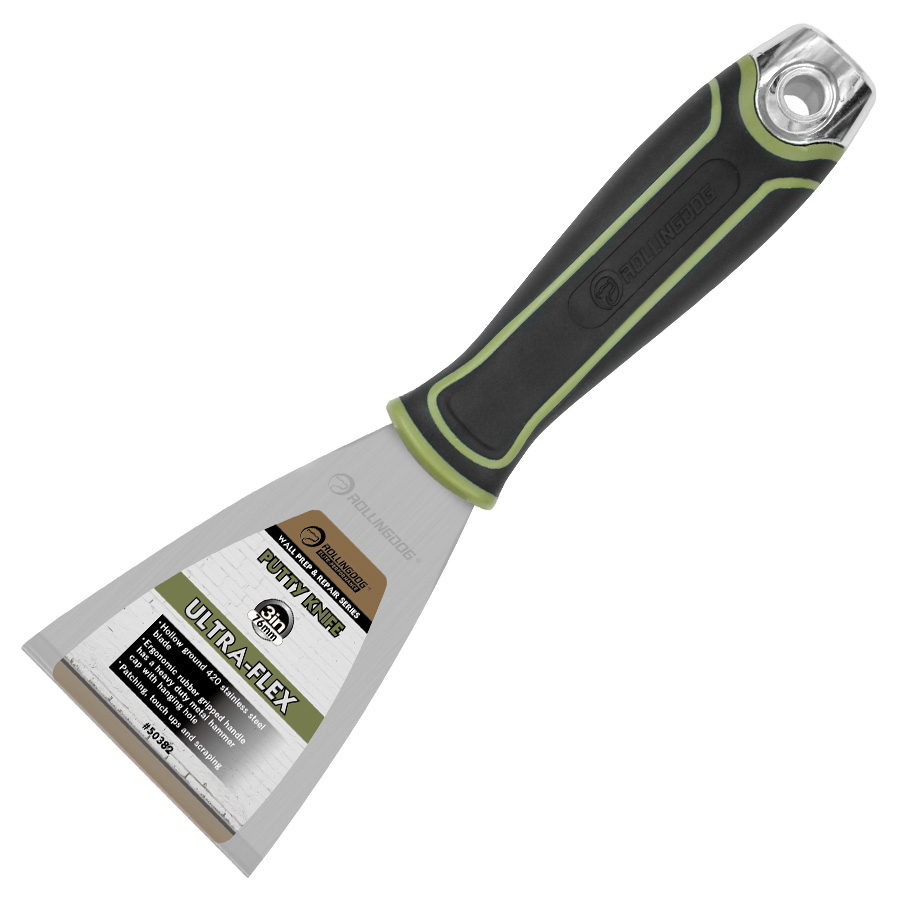 Rolingdog-Elite 50382 Stainless Steel 3 Inch Putty Knife Ultra -Flex