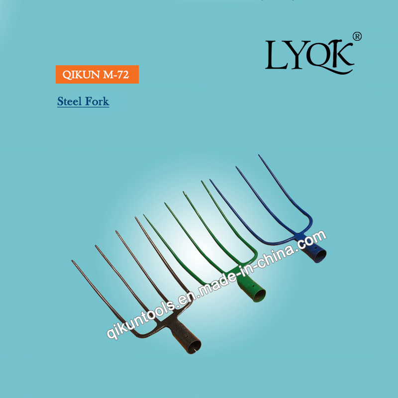 M-68 Garden Rake with Manual Drop Forged Steel and Sharpened End