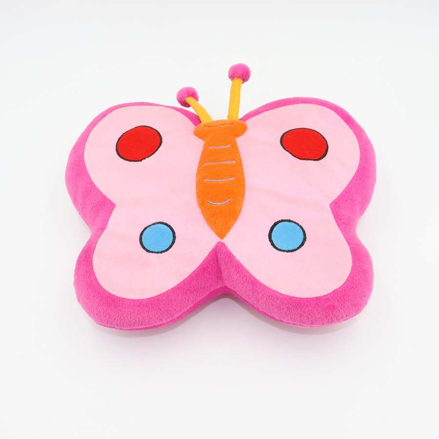 Decorative Stuffed Plush Butterfly Shaped Toy Cushion Backrest Pillow