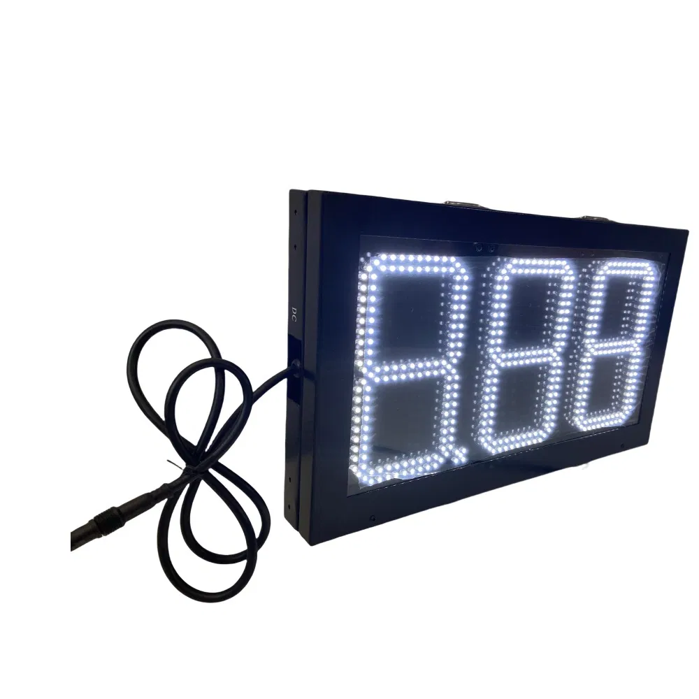 8 Inch Digital Gas Price Sign Petrol Station Oil Price Display Screen 7 Segment LED Signage