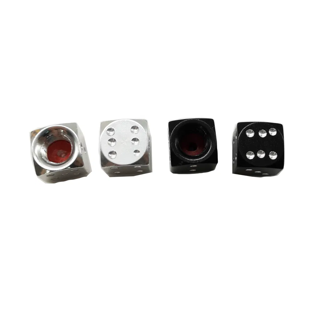 Колпачки для вентилей шин Aluminium Dice, 4 шт.