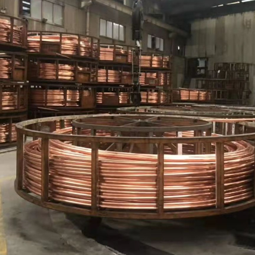 Flexible Copper Pipe Fridge Capillary Tube Copper Tube Air Conditioner Copper Pipe Pancake Coil Brass Pipe Copper Pipe for Air Condition