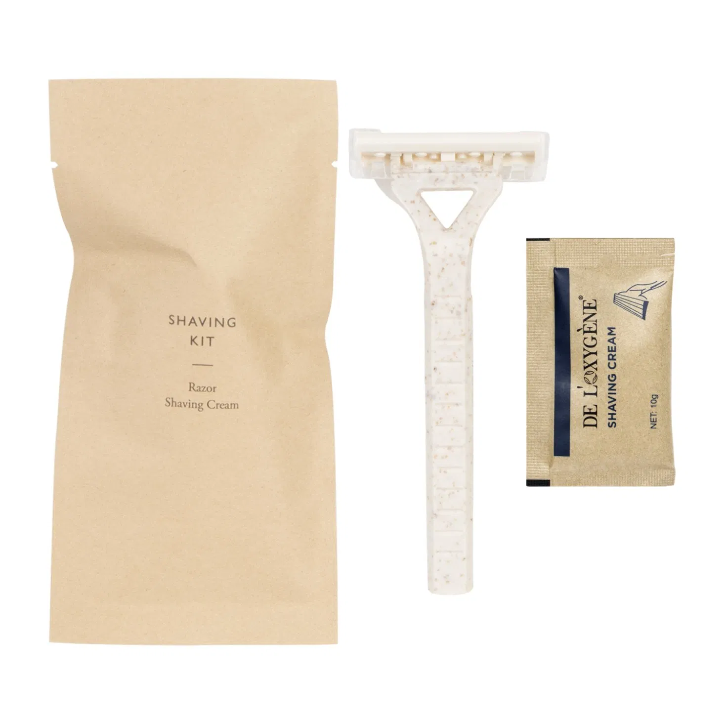 Wholesale Guest Hospital Aviation Hotel Disposable Shaver Razor Shaving Kit