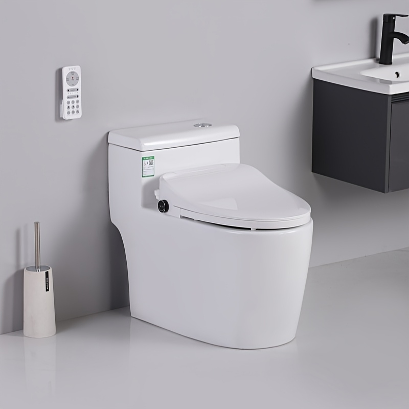 Auto Flushing Dry Automatic Intelligent Toilet Seat Cover Warm Bidet Toilet Seat