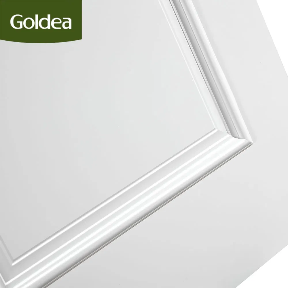 Customized New Design Home Bedroom Kitchen Bathroom Hotel PVC Fireproof Interior MDF Wooden Door