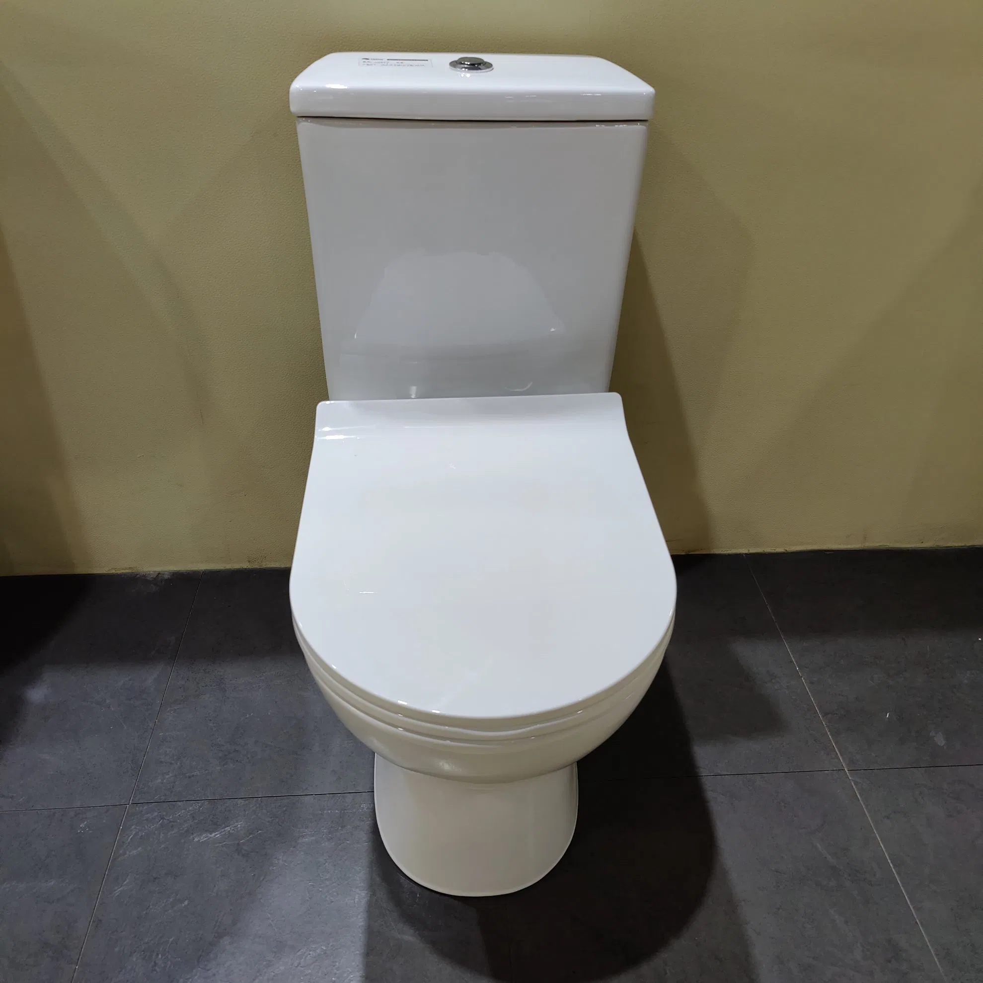Sanitary Ware Dual Flush Silent Two Piece Toilets for Bathroom