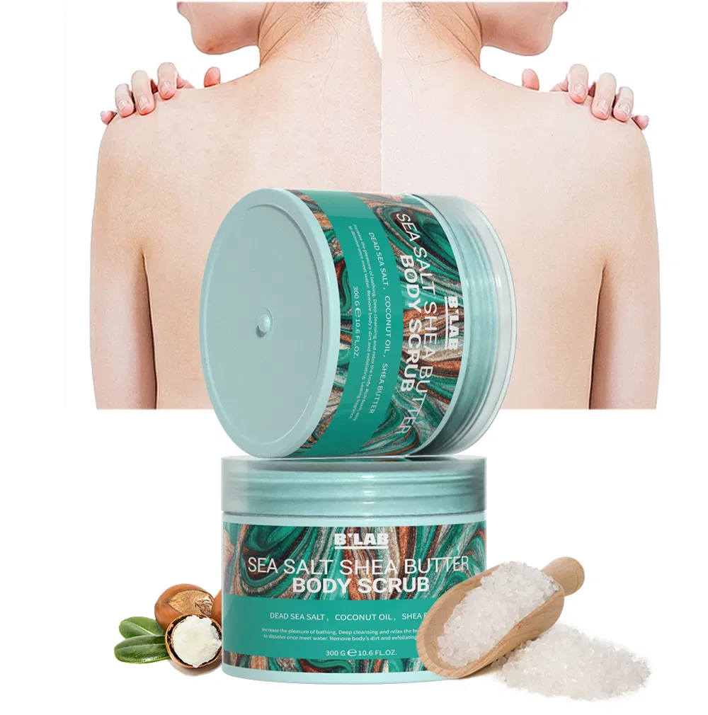 Wholesale Natural Skin Care Products Sea Salt Shea Butter Body Scrub