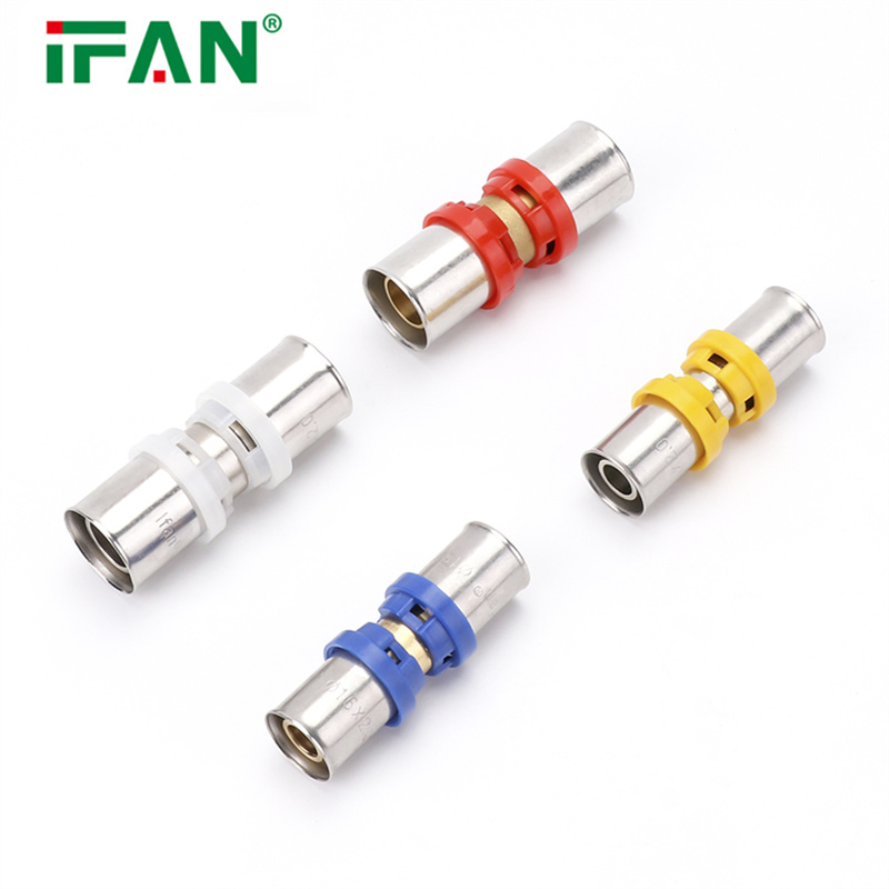 Ifan Brass Pex Press Fitting High Quality Thread Pex Fittings Water Supply 16-32mm Pex Pipe Fitting