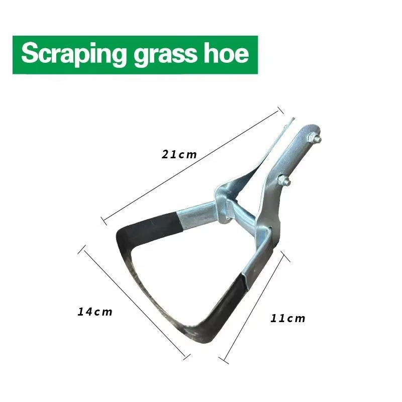 2in1 Manual Garden Hoe with Long Handle Multipurpose Weeder Soil Loosening Tool