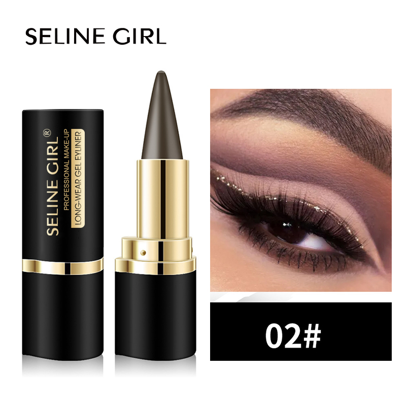 Seline Girl 4 Colors 2.2g 24 Hours Long Lasting Cream Eyeliner Pencil