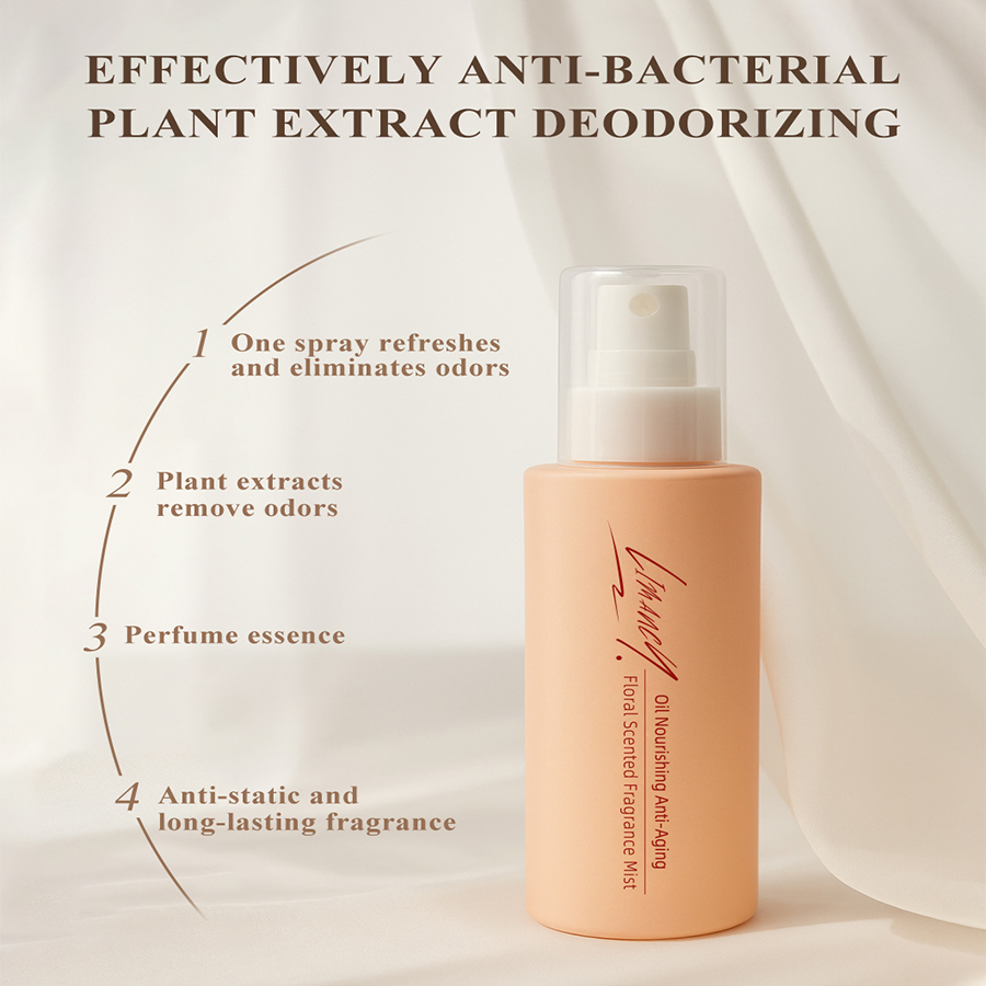 Floral Scented Fragrance Mist with Natural Extracts for Body and Fabric