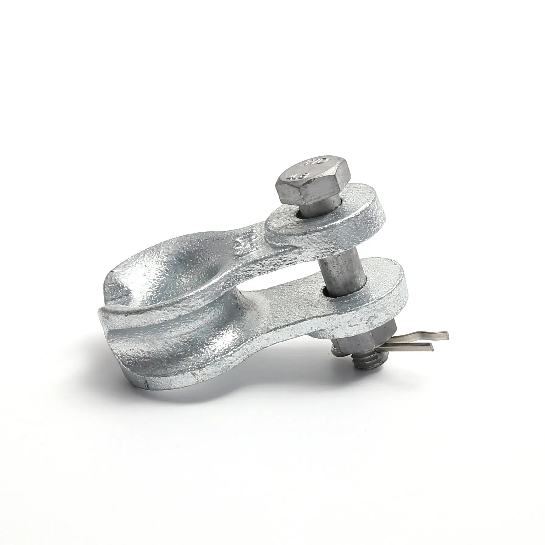 Custom Cable Pole Line Hardware Galvanized Steel Oval Clevis Thimble with Bolt
