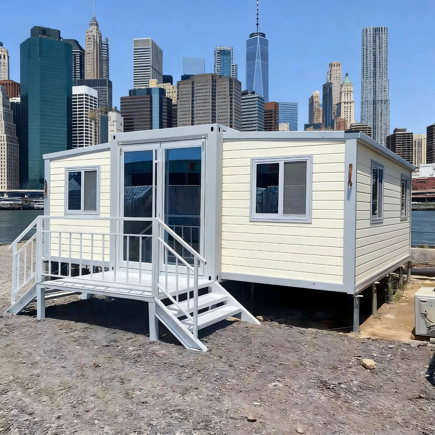 Eco-Friendly Waterproof Container Hotel Rooms for Modular Micro Housing