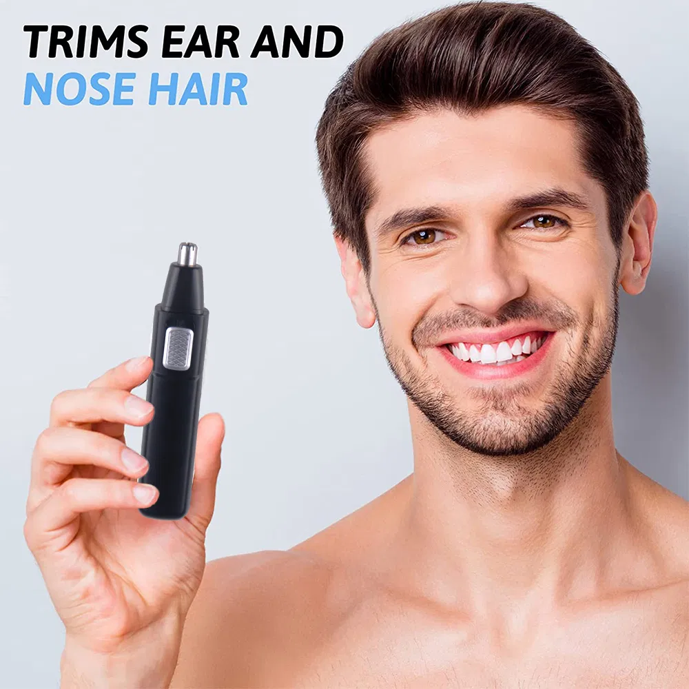 Stock 2 in 1 Wholesale Electric Body Groin Hair Ear Nose Men Grooming Trimmer Kit