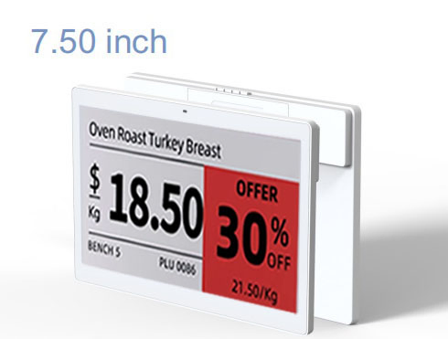 7.5 Inch E-Ink Real-Time Display Label with Low Power Consumption and Spi Interface Critical Timing System