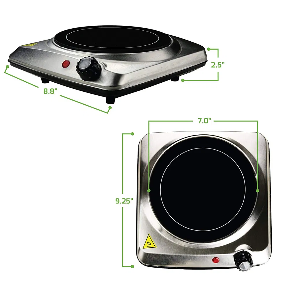 Reliable Single Burner Cooktop for Fried Dish Preparation