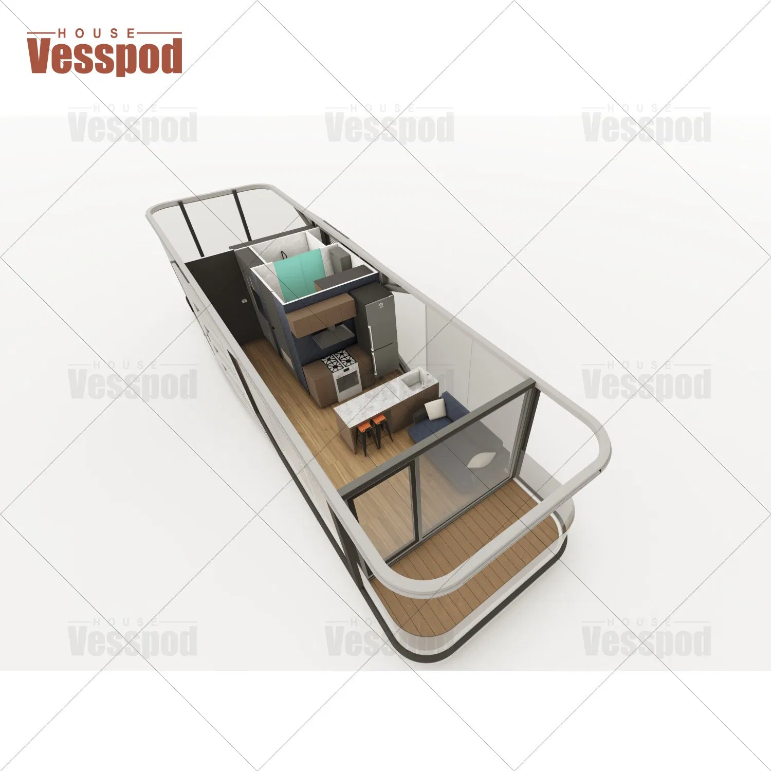 Hot Sale Modern New Mexico Space Capsule Movable House Modular House Prefabricated House