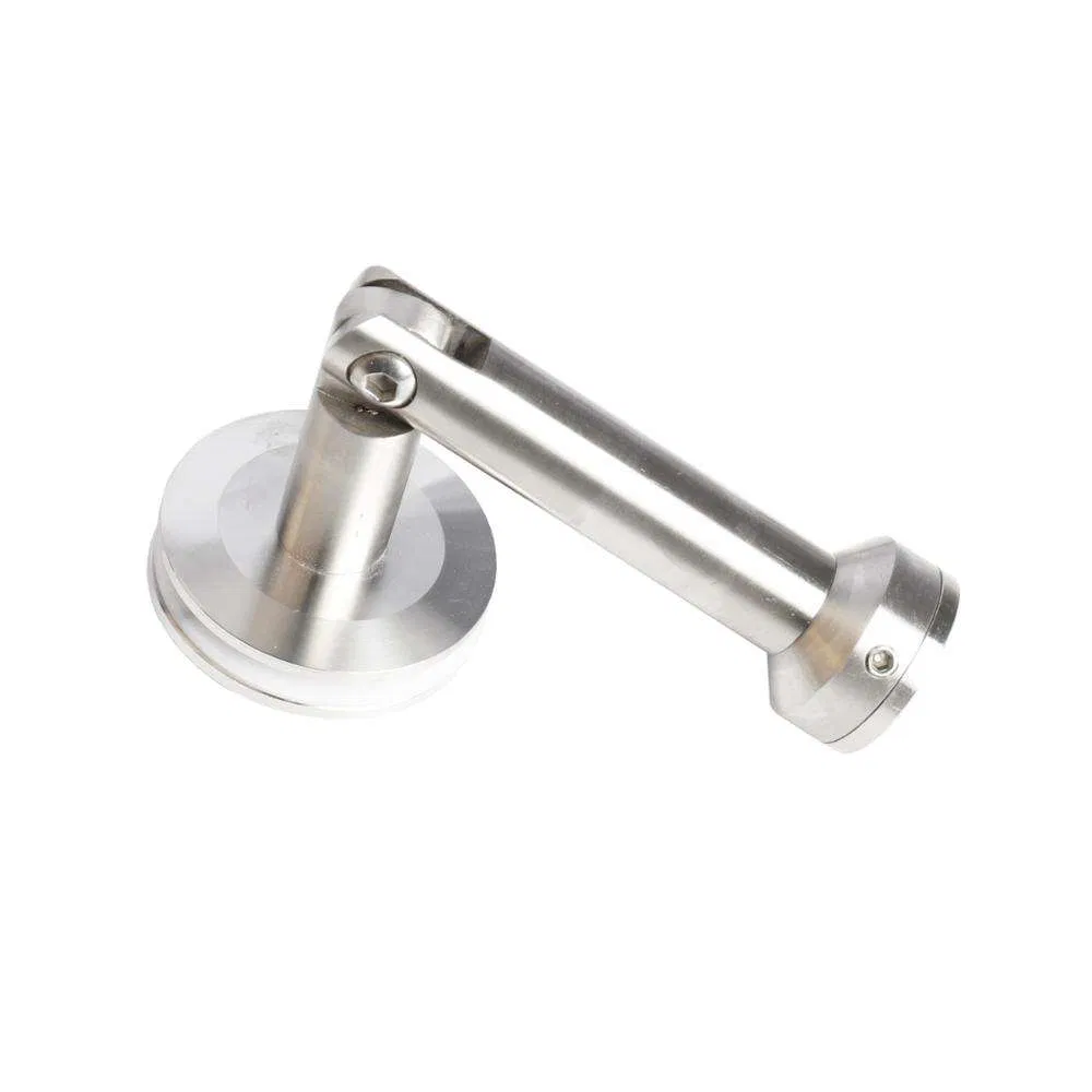 Custom Front Door Glass Canopy Awning Satin Hardware