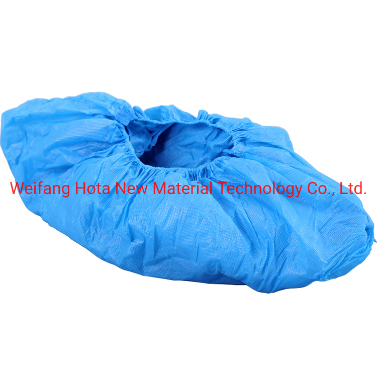 Disposable Waterproof Shoe Covers Anti-Slip CPE Overshoes