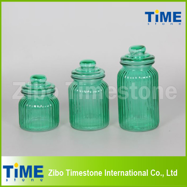 Spraying Color Preserving Airtight Glass Storage Jar