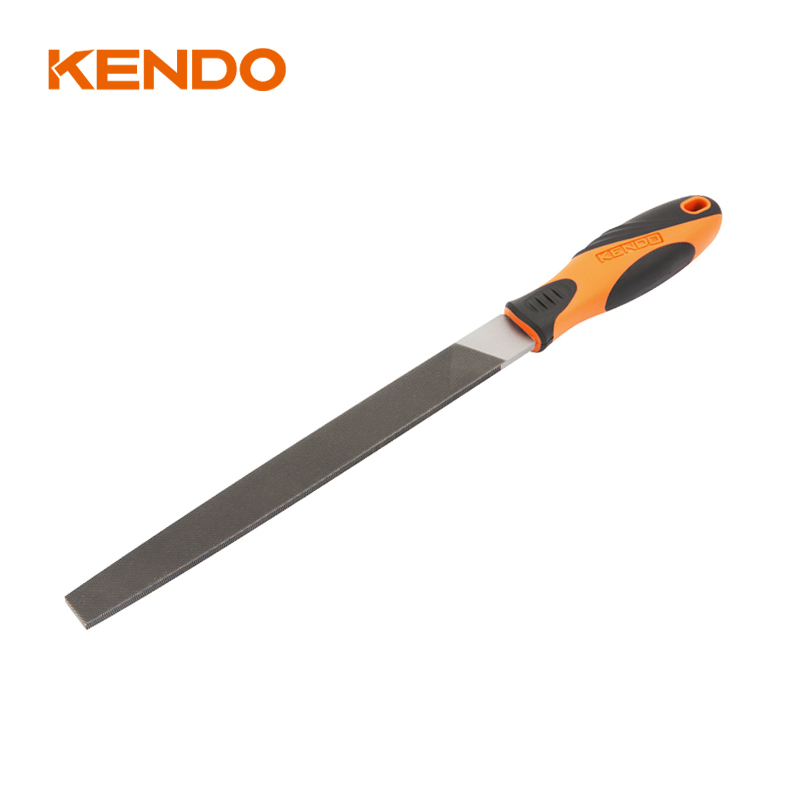 Напильник плоский Kendo 200мм, двойная насечка