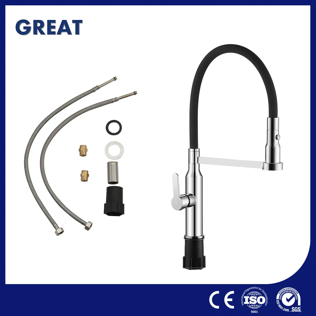 Great Professional Kitchen Faucet Suppliers Utility Kitchen Sink Faucet Gl90132A132 Chrome Universal Kitchen Faucet 90-Degree Swivel Kitchen Sink Faucet