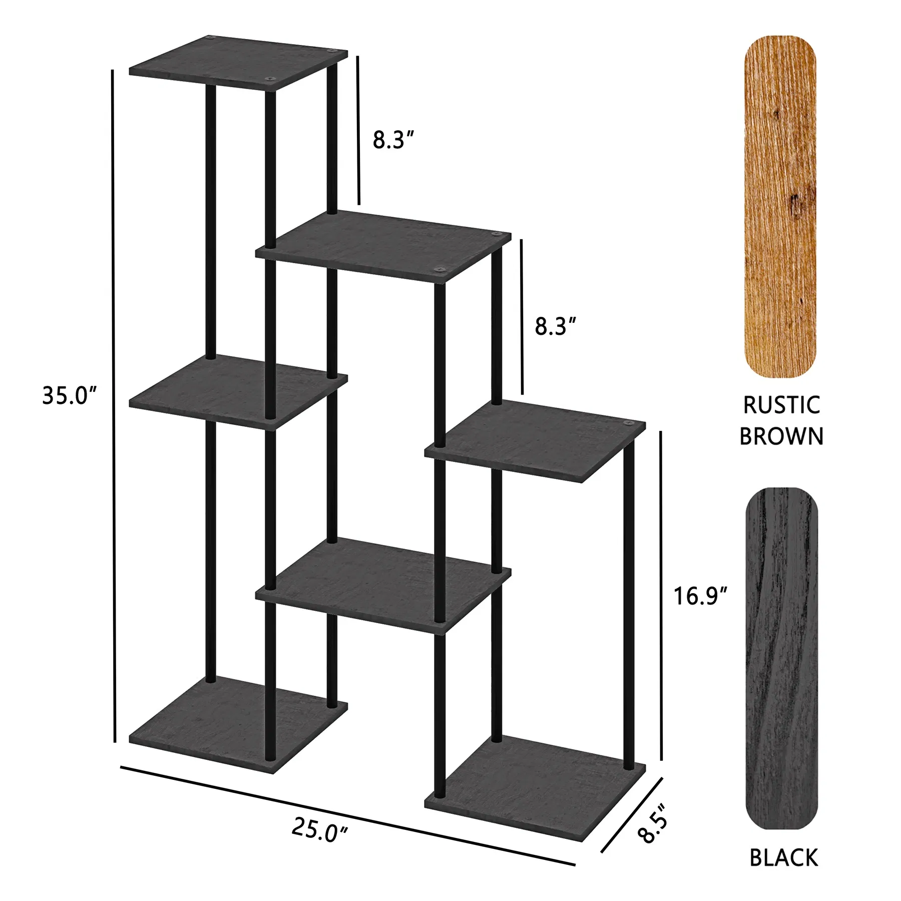 Indoor Multi Tier Corner Plant Pots Rack Flower Stand for Living Room