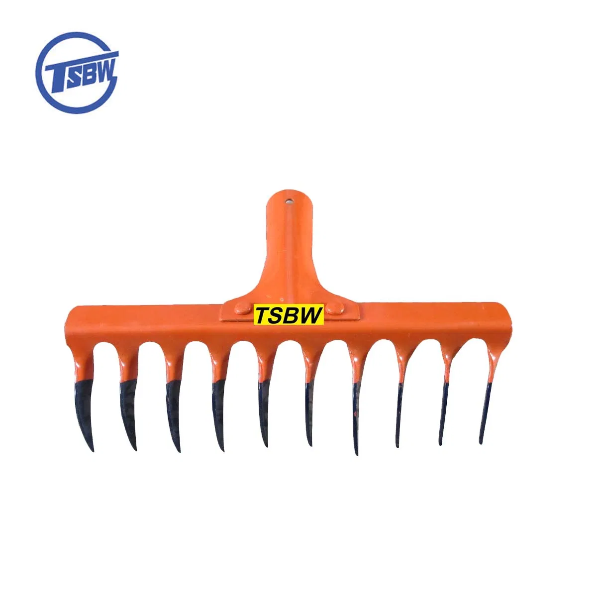 Garden Farming Digging Hand Tool Leaf Lawn Carbon Steel Twist Tooth Rake