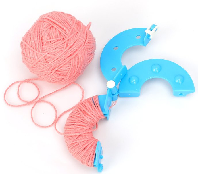 Набор для помпонов из 4 пар пластиковых кругов