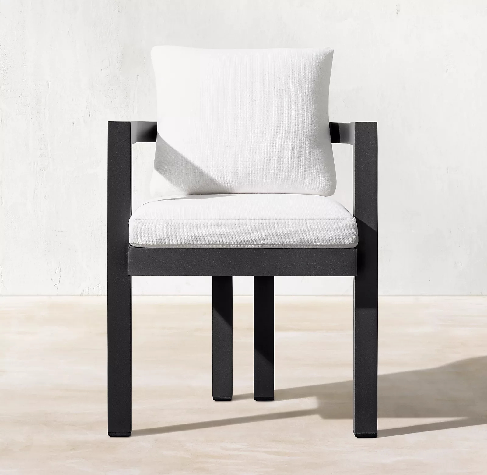 Стул обеденный алюминиевый металлический